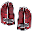 Driver and Passenger Side Halogen Tail Light, With bulb(s), OE Replacement