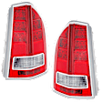 Driver and Passenger Side Halogen Tail Light, With bulb(s), OE Replacement