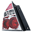 Driver and Passenger Side Halogen Tail Light, With bulb(s), OE Replacement, CAPA Certified