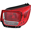 Passenger Side, Inner and Outer Tail Lights, With bulb(s), Halogen, CAPA CERTIFIED