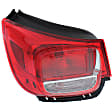 Driver Side, Inner and Outer Tail Lights, With bulb(s), Halogen, CAPA Certified
