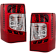Driver and Passenger Side LED Tail Light, With bulb(s), OE Replacement, CAPA Certified