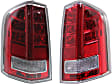 Driver and Passenger Side Halogen Tail Light, With bulb(s), OE Replacement