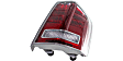 Driver and Passenger Side Halogen Tail Light, With bulb(s), OE Replacement
