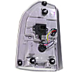 Driver and Passenger Side Halogen Tail Light, With bulb(s), OE Replacement
