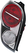Driver and Passenger Side Halogen Tail Light, With bulb(s), OE Replacement