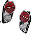 Driver and Passenger Side Halogen Tail Light, With bulb(s), OE Replacement, CAPA Certified