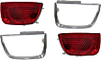 Driver and Passenger Side, Outer Halogen Tail Light, With bulb(s), OE Replacement