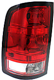 Driver and Passenger Side Halogen Tail Light, With bulb(s), OE Replacement, CAPA Certified