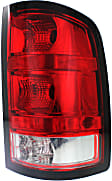 Driver and Passenger Side Halogen Tail Light, With bulb(s), OE Replacement, CAPA Certified