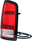 Driver and Passenger Side Halogen Tail Light, With bulb(s), OE Replacement, CAPA Certified