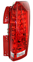 Driver and Passenger Side LED Tail Light, With bulb(s), OE Replacement