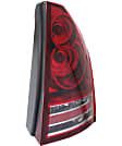 Driver and Passenger Side Halogen Tail Light, With bulb(s), OE Replacement