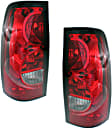 2006 Chevrolet Silverado 2500 HD - Driver and Passenger Side Halogen Tail Light, Without bulb(s), OE Replacement, Fleetside