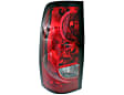 2006 Chevrolet Silverado 2500 HD - Driver and Passenger Side Halogen Tail Light, Without bulb(s), OE Replacement, Fleetside