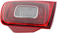 Passenger Side, Inner and Outer LED Tail Light, With bulb(s), OE Replacement