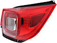 Driver and Passenger Side, Outer Tail Lights, with Bulbs, LED, Mounts on Body, CAPA Certified