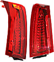 Driver and Passenger Side Halogen Tail Light, With bulb(s), OE Replacement