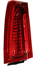 Driver and Passenger Side Halogen Tail Light, With bulb(s), OE Replacement
