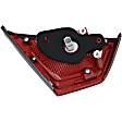 Passenger Side, Inner and Outer Halogen Tail Light, With bulb(s), OE Replacement