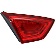 Driver Side, Inner And Outer Halogen Tail Light, With bulb(s), OE Replacement