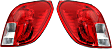 Driver and Passenger Side Halogen Tail Light, With bulb(s), OE Replacement