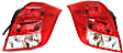 Driver and Passenger Side Tail Lights, with Bulbs, Halogen, LS and LTZ Models