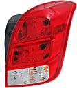 Driver and Passenger Side Tail Lights, with Bulbs, Halogen, LS and LTZ Models, CAPA Certified