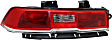 Driver and Passenger Side Tail Lights, with Bulb, Halogen, (LS/ZL1/Z/28)/(LT/SS, Without RS Package), For Models Without Auto Leveling System Headlight