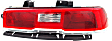 Driver and Passenger Side Tail Lights, with Bulb, Halogen, (LS/ZL1/Z/28)/(LT/SS, Without RS Package), For Models Without Auto Leveling System Headlight