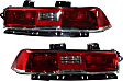 Driver and Passenger Side Tail Lights, with Bulb, Halogen, (LS/ZL1/Z/28)/(LT/SS, Without RS Package), For Models Without Auto Leveling System Headlight, CAPA Certified