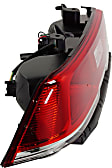 Driver and Passenger Side Tail Lights, with Bulb, Halogen, (LS/ZL1/Z/28)/(LT/SS, Without RS Package), For Models Without Auto Leveling System Headlight, CAPA Certified