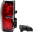 Driver and Passenger Side Halogen Tail Light, With bulb(s), OE Replacement, CAPA Certified