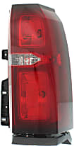 Driver and Passenger Side Halogen Tail Light, With bulb(s), OE Replacement, CAPA Certified