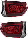2016 Chrysler 300 S - Driver and Passenger Side LED Tail Light, With bulb(s), OE Replacement