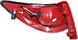Passenger Side, Inner and Outer Halogen Tail Light, With bulb(s), OE Replacement