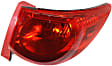 Driver and Passenger Side, Inner and Outer Halogen Tail Light, With bulb(s), OE Replacement