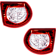 Driver and Passenger Side, Inner Halogen Tail Light, With bulb(s), OE Replacement