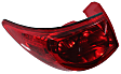 Driver Side, Inner And Outer Halogen Tail Light, With bulb(s), OE Replacement