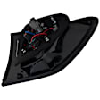 Driver and Passenger Side, Inner and Outer Halogen Tail Light, With bulb(s), OE Replacement