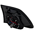 Driver and Passenger Side, Inner and Outer Halogen Tail Light, With bulb(s), OE Replacement