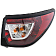 Driver and Passenger Side, Inner and Outer Halogen Tail Light, With bulb(s), OE Replacement