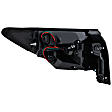 Passenger Side, Inner and Outer Halogen Tail Light, With bulb(s), OE Replacement