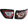 Passenger Side, Inner and Outer Halogen Tail Light, With bulb(s), OE Replacement,, CAPA Certified