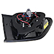 Driver and Passenger Side, Inner and Outer Halogen Tail Light, With bulb(s), OE Replacement,, CAPA Certified
