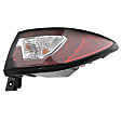 Driver and Passenger Side, Inner and Outer Halogen Tail Light, With bulb(s), OE Replacement,, CAPA Certified