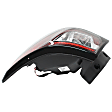 Driver and Passenger Side, Inner and Outer Halogen Tail Light, With bulb(s), OE Replacement,, CAPA Certified