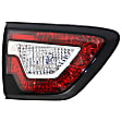 Driver Side, Inner And Outer Halogen Tail Light, With bulb(s), OE Replacement,, CAPA Certified