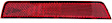 2017 Chevrolet Equinox - Rear, Driver and Passenger Side Bumper Reflector, CAPA Certified