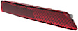 2017 Chevrolet Equinox - Rear, Driver and Passenger Side Bumper Reflector, CAPA Certified
